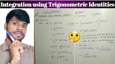 Lecture-4|integration class12|class 12th math integration|integration using trigonometric identities