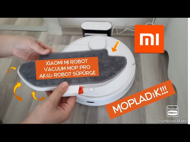 Xiaomi Mi Robot Vacuum Mop Pro Mop nasıl yapılır nasıl kullanılır nasıl  kurulur - YouTube