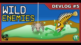Indie Game Devlog #5: Added Enemies to my game! | Unity