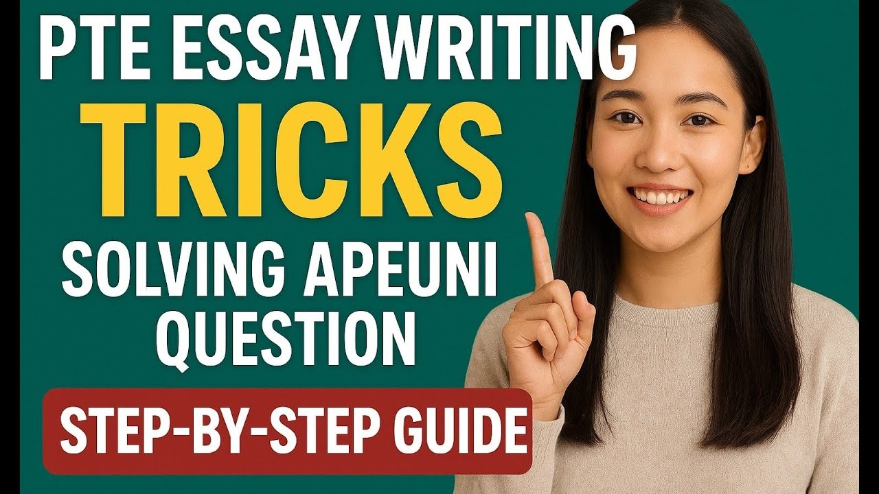 PTE Essay Writing Tricks | Solving APEUni Prediction File Question ...
