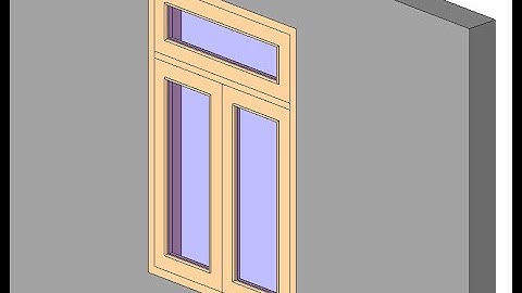 Revit tạo Family cửa sổ
