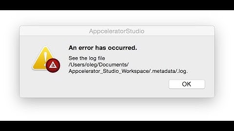 An Error Has Occurred On Mac Fix