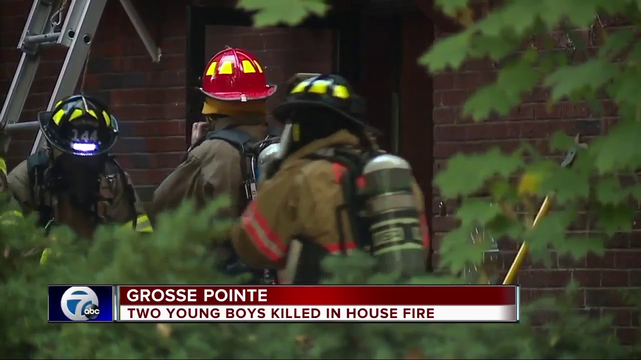 2 boys, ages 9 and 11, die in house fire in Grosse Pointe YouTube