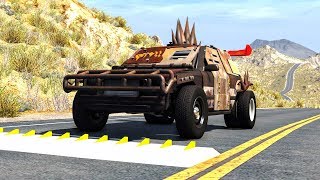 800,000 Subscribers Special – Best of Spike Strip High Speed Crashes #3 - BeamNG Drive