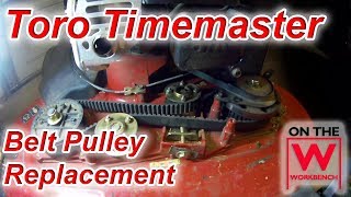 Toro Timemaster Pulley Replacement