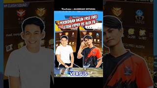 Perbedaan Akun Free Fire Sultan Letda Hyper Vs Aldi TV 😱 #freefire #letdahyper #alditv #shorts