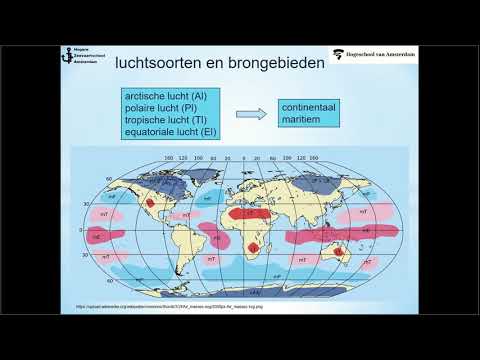 kennisclip 6 Meteorologie Luchtsoort en Luchtmassa