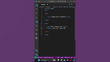 Progress Tag  in HTML | #shorts #viral