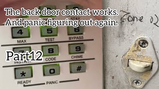 Powering on the Ademco Vista 10SE Panel Part 12