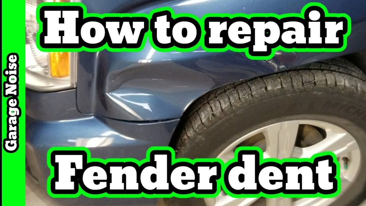 how to fix a dent on your car. 