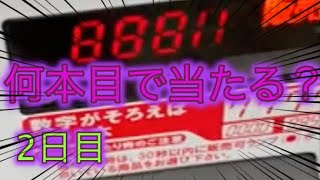 【検証】自動販売機の数字揃うまで終われません！2日目