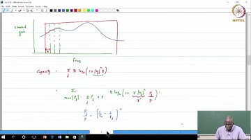 Capacity of wireless channel -Time varying Frequency selective channels (Part-1) #swayamprabha #ch19