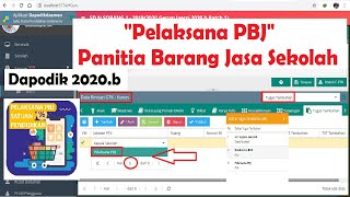 Menambahkan Tugas Tambahan Pelaksana Pbj Dapodik 2020b