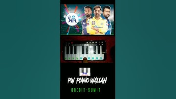 Tata IPL🏏tune||made for cricket lovers||piano tutorial ||#shorts #viral #ipl