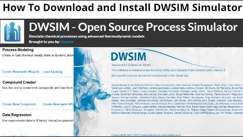 How to Download and Install DWSIM V6.50 Tutorial