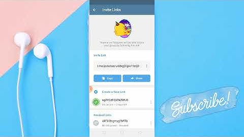 How to create invite link to your Telegram Group