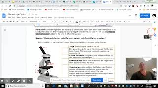 Microscope Gizmo Instructions