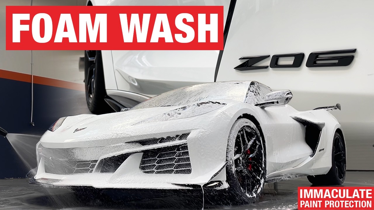 How to PROPERLY Wash a Car That's Banned from Car Washes (Corvette Z06)