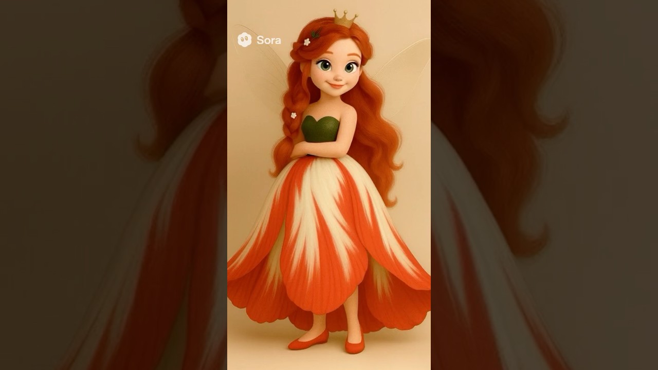 🌷 Tulip Fairy ❤️ | Guardian of Spring Warmth | 3D Fairy Animation Shorts