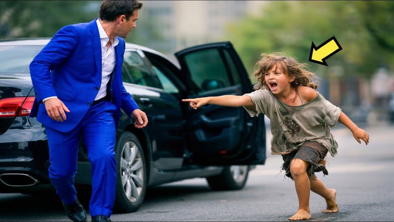 BETTELMÄDCHEN SCHREIT SCHAU UNTER DAS AUTO… UND DER MILLIONÄR ERSTARRT ALS ER SIEHT