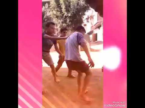 لعبه اولا اسكندرانى مع ولاد الشارع ضحك للركب كفر الحاج حسن