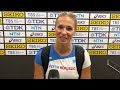 Amálie Švábíková po postupu do finále tyče na MS 2023