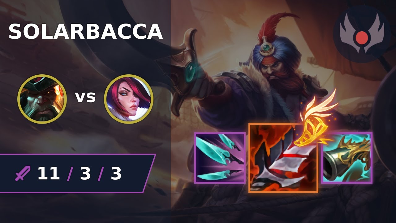 [ solarbacca ] Gangplank TOP vs Fiora | NA GRANDMASTER | LOL Season ...