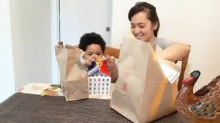 Baby DJ' McDonald's order using DoorDash Delivery App (Fast & Efficient) 😊🍔🍟🍪🥛