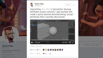 Maya Asset and sharing attributes for quick control orgnization