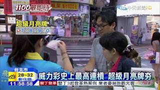 20150914中天新聞　威力彩連40槓　今晚頭獎上看29億