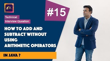 How to add & subtract without using arithmetic operators in Java | Part 1 | ABC