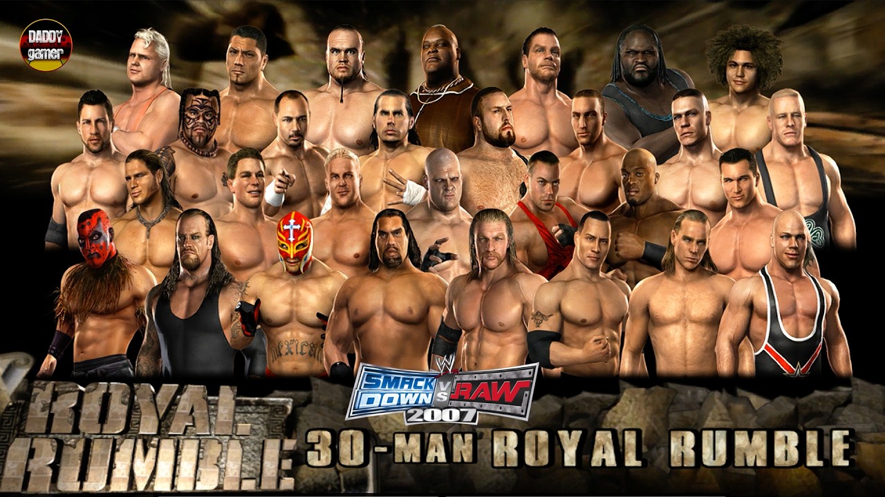 Матч «Королевская битва» с участием 30 человек | Мистер Перфект | Геймплей WWE SmackDown vs. RAW ...