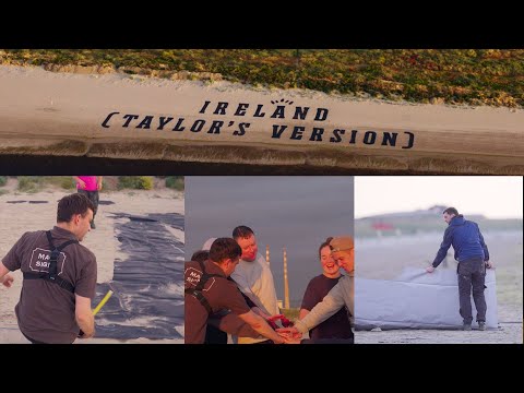 Today FM Reveal Huge Taylor Swift Art Installation on Irish Beach