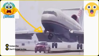 Incredible Landing Tactic😱 | Car And Airplane Accidents