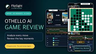 Othello (Reversi) AI Game Analysis | FlipSight AI Game Review screenshot 3