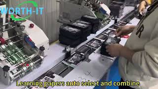 feeder and collation of paper book production line solution#feeding
