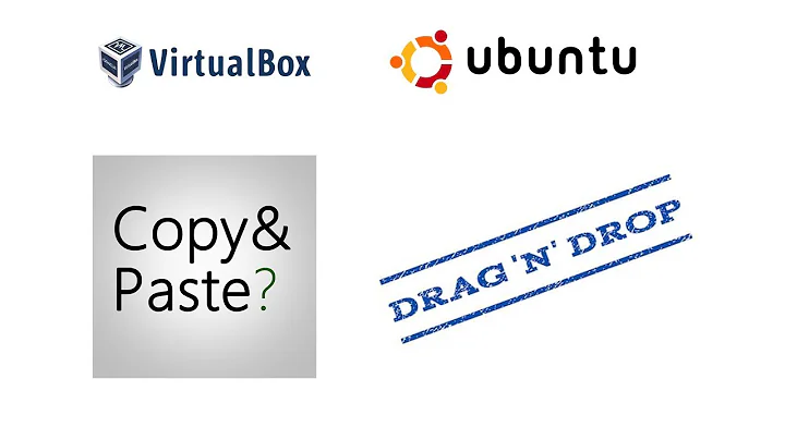 Virtualbox Enable Copy Paste text and Drag N Drop image to VM Ubuntu 18.04