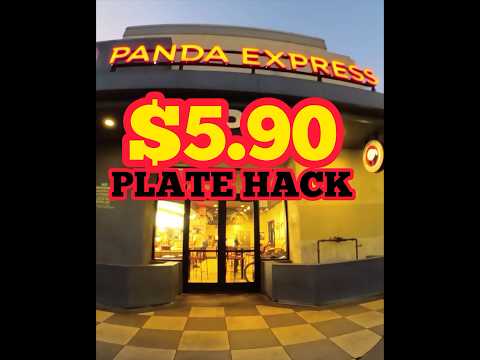 Panda Express 5.90 PLATE HACK