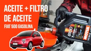 Cambio de aceite y de filtro de aceite FIAT 500 1.2 8V 🛢