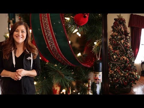 how-i-make-ribbons-and-bows-for-my-christmas-trees-🎄🎀-//-garden-answer