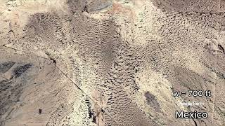 Ripples in Hundreds of feet