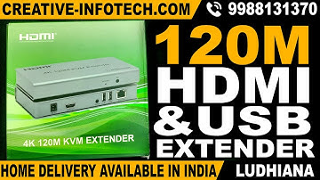 HDMI 120M KVM EXTENDER WITH MOUSE | CREATIVE INFOTECH LUDHIANA | Buy 📞9988131370