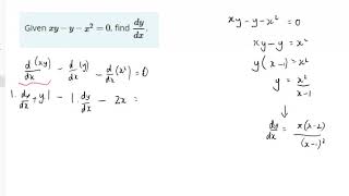 SMA Unit 4 Topic 2 Implicit Differentiation