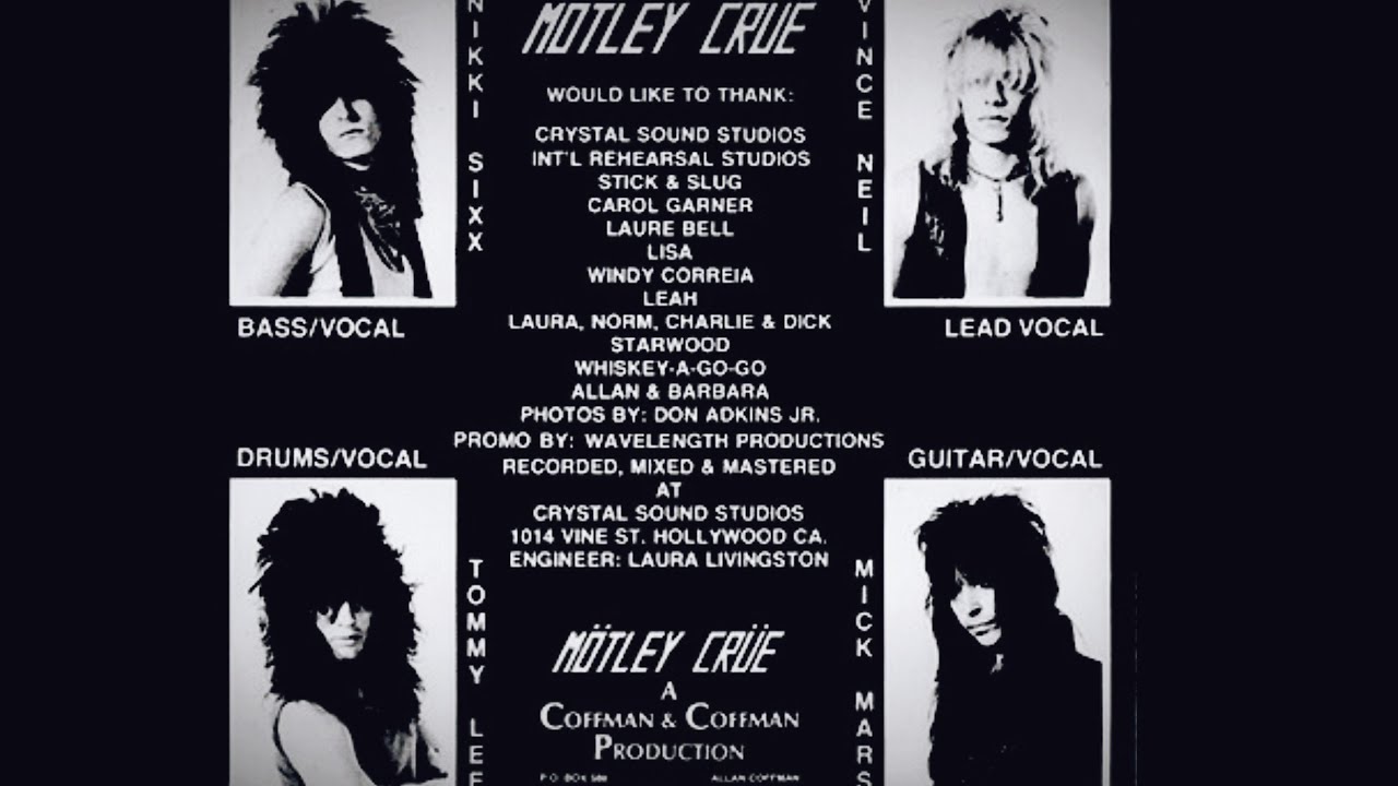 洋楽 Motley Crue stick to your guns EP Mötley Crüe - Stick To Your Guns / Toast Of The Town (Single 1981