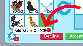 They Wanted Me To Overpay For My Dream Pet In Adopt Me...