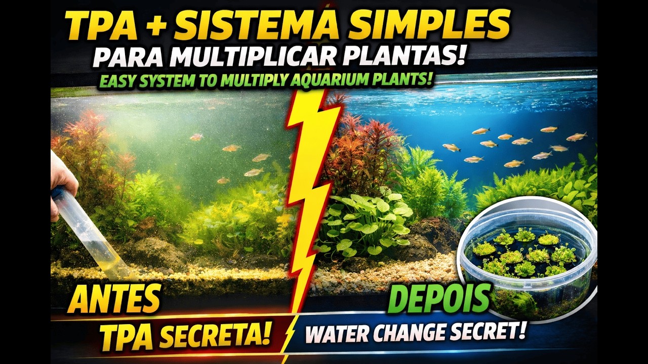 TPA + Sistema Simples Para Multiplicar Plantas! | Easy System to Multiply Aquarium Plants!