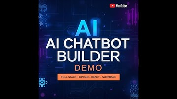 Full-Stack AI Chatbot Demo | OpenAI + React + Supabase | Gen AI Tutorial