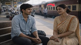 “The poor boy was on his way to work… suddenly he met a woman and then…”