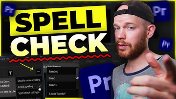 NEW Title Spell Check in Premiere Pro 2022