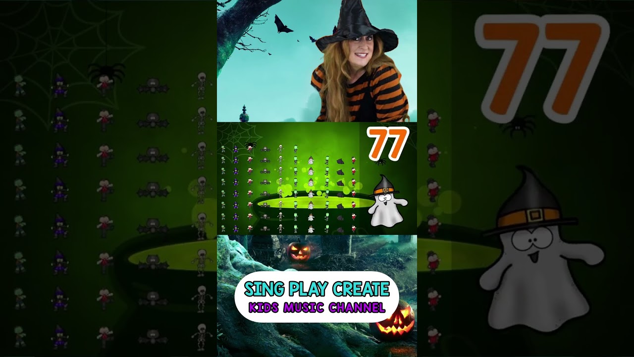 Halloween Counting Song 1–100 | Move, Learn, and Sing! 👻